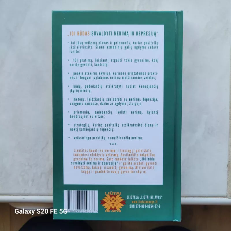 101 būdas suvaldyti nerimą ir depresiją. Patarimai, padedantys nusiraminti. - Tanya J. Peterson, knyga 3