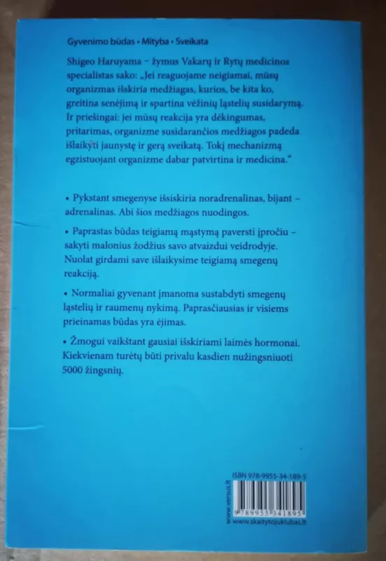 Tikroji sveikata prasideda galvoje - Shiego Haruyama, knyga 4