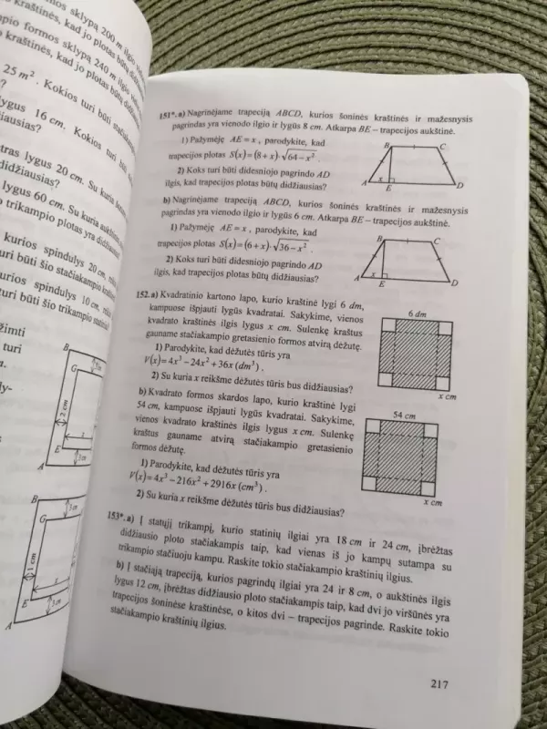 Mokyklinės matematikos teminio kartojimo užduotys, atitinkančios brandos egzamino programą - Vaidotas Mockus,  Petrė Grebeničenkaitė, Vincas Tamašauskas,  Irena Baranauskienė, knyga 5