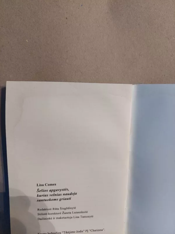 Šešios apgavystės, kurias velnias naudoja santuokoms griauti - Lisa Comes, knyga 4