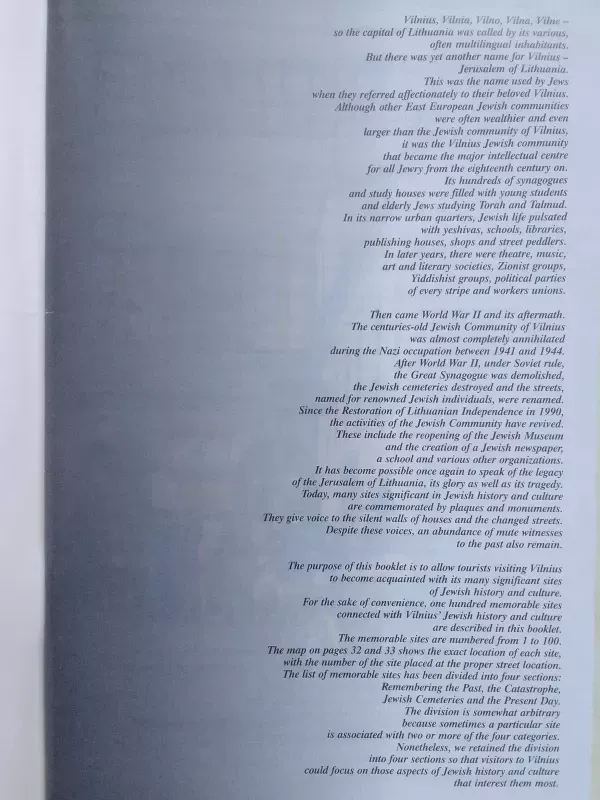 Vilnius: 100 Memorable Sites of Jewish History and Culture - Autorių Kolektyvas, knyga 3