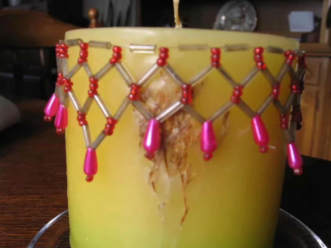 Papuošalas žvakei - , namai ir interjeras 2