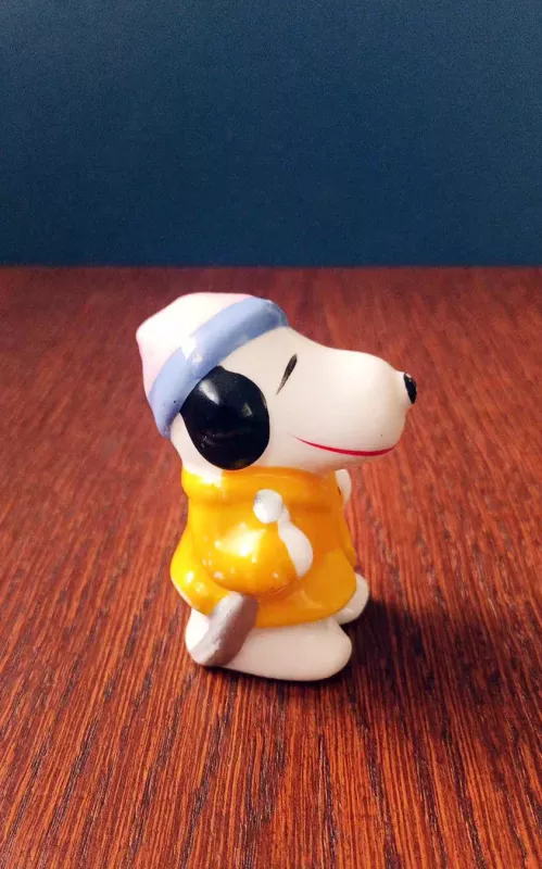 Šuniuko Snoopy keraminė statulėlė, 6cm. - , namai ir interjeras 4