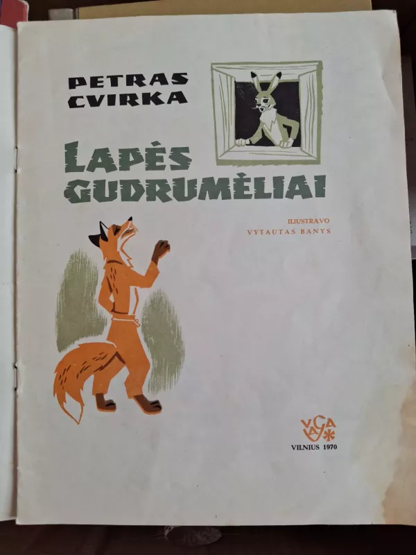 Lapės gudrumėliai - Petras Cvirka, knyga 3