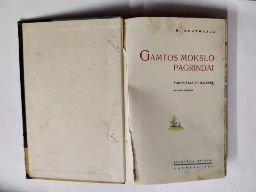 Gamtos mokslo pagrindai - M. Skatkinas, knyga 3