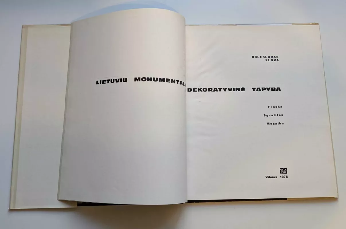 Lietuvių monumentalioji dekoratyvinė tapyba - Boleslovas Klova, knyga 5