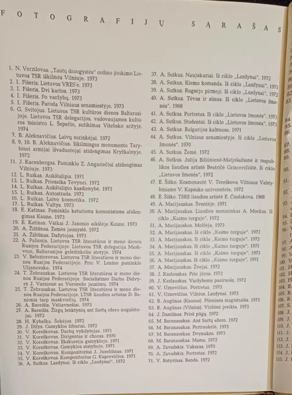 Lietuvos Fotografija 1974 - Autorių Kolektyvas, knyga 4