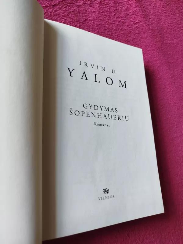 Gydymas Šopenhaueriu - Irvin D. Yalom, knyga 3
