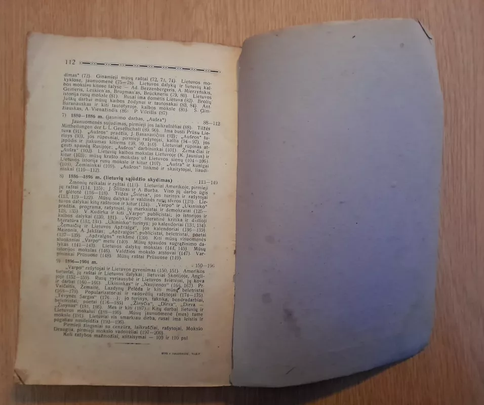 Mūsų raštų istorija 1547-1904 - M. Biržiška, knyga 6