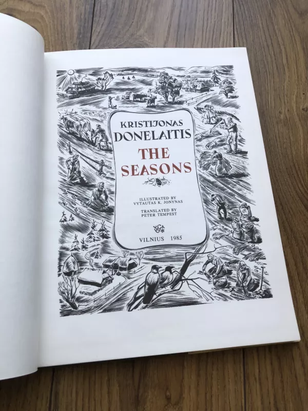 The Seasons - Kristijonas Donelaitis, knyga 3