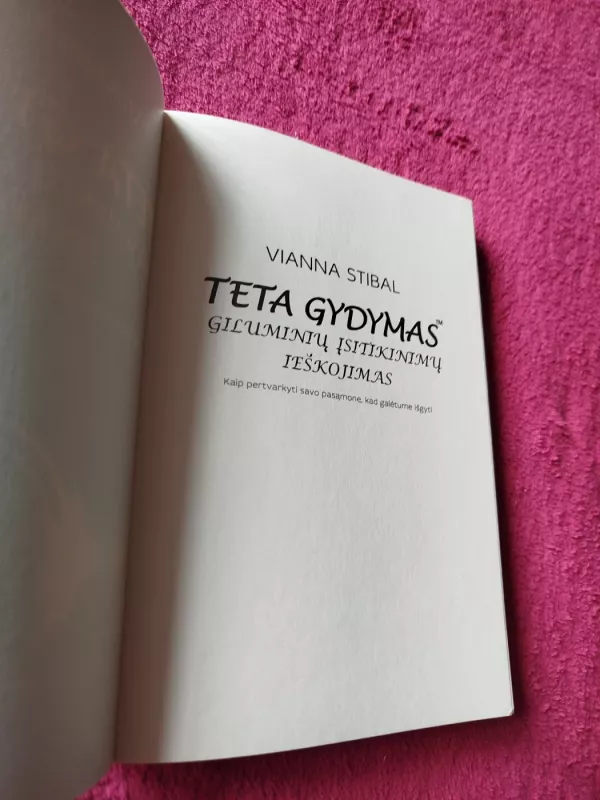 Teta gydymas. Giluminių įsitikinimų ieškojimas - Vianna Stibal, knyga 3