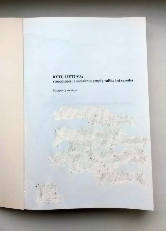Rytų Lietuva: visuomenės ir socialinių grupių raiška bei saveika - Autorių Kolektyvas, knyga 3