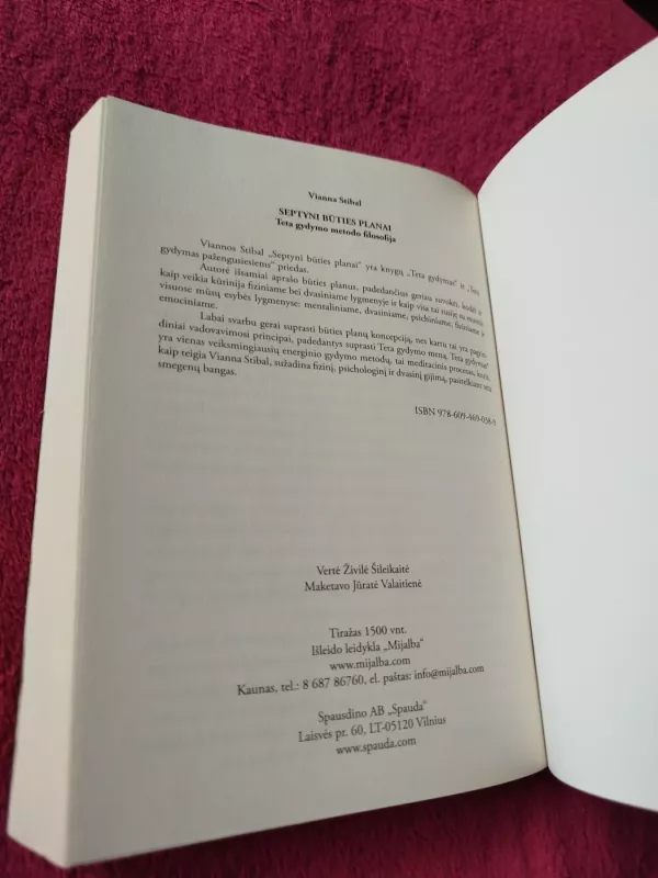 Teta gydymas. Septyni Būties Planai. - Vianna Stibal, knyga 5