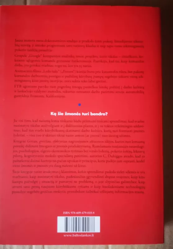 Geriau, greičiau, efektyviau. Produktyvumas versle ir gyvenime - Charles Duhigg, knyga 3