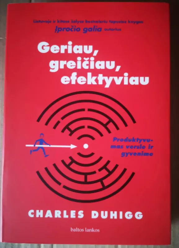 Geriau, greičiau, efektyviau. Produktyvumas versle ir gyvenime - Charles Duhigg, knyga 2