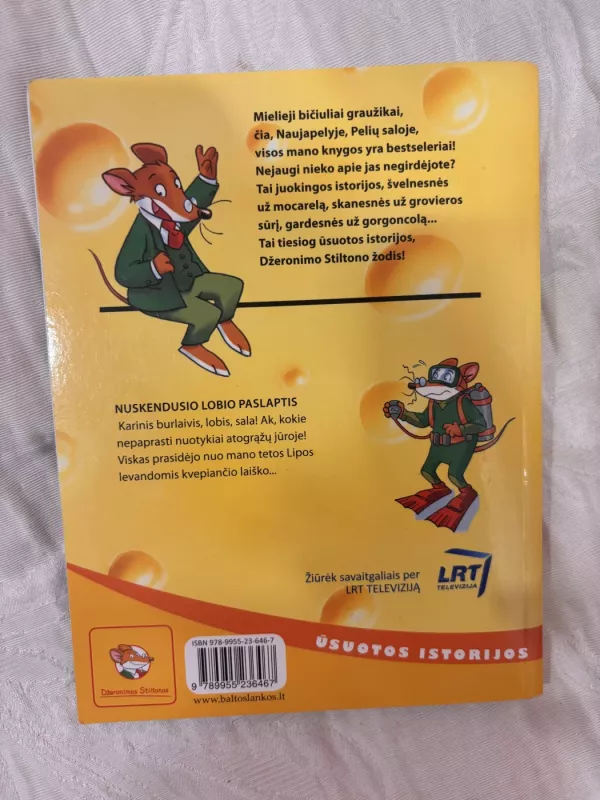 Nuskendusio lobio paslaptis - Džeronimas Stiltonas, knyga 4