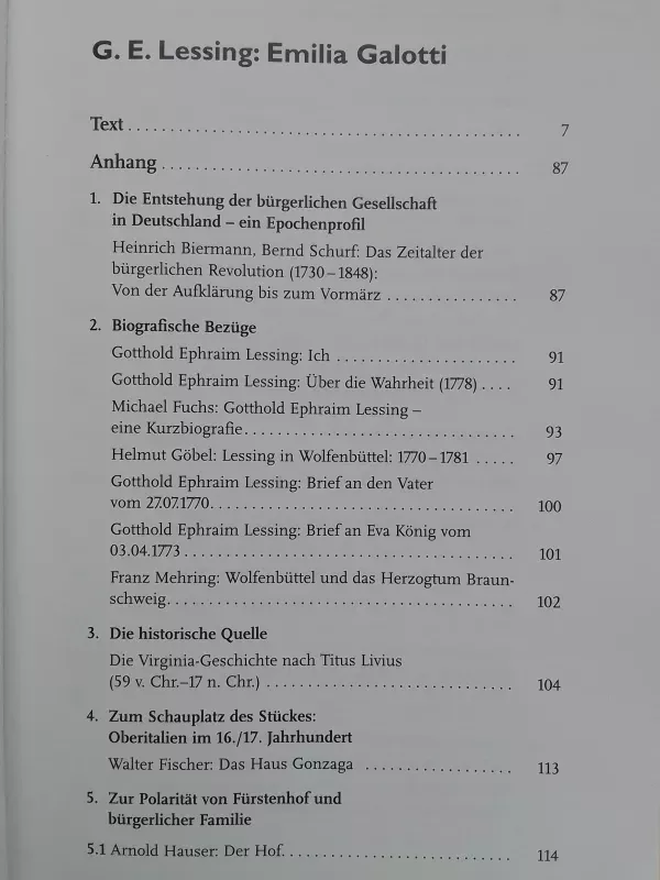 Emilia Galotti EinFach Deutsch Textausgaben - Gotthold Ephraim Lessing, knyga 4