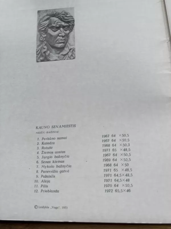 Kauno senamiestis. Medžio raižiniai - Algirdas Pakeliūnas, knyga 3