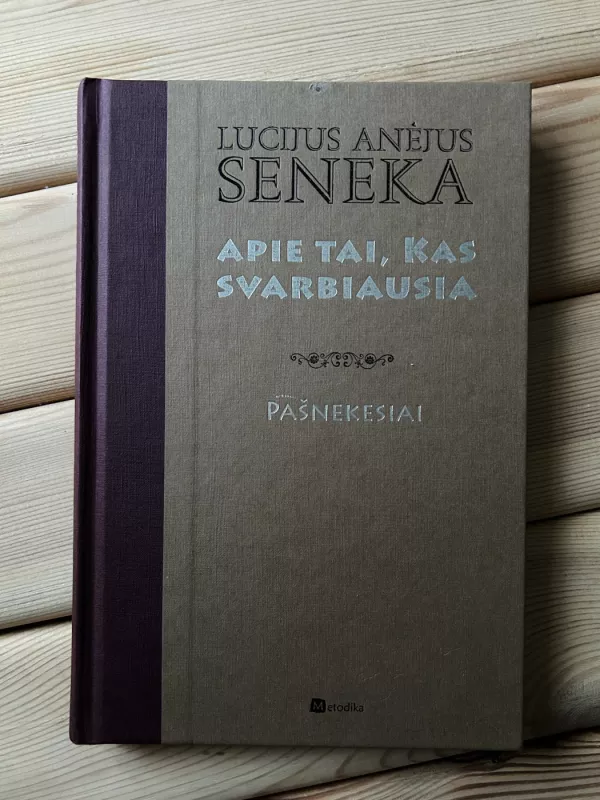 Apie tai, kas svarbiausia. Pašnekesiai - Lucijus Anėjus Seneka, knyga 2