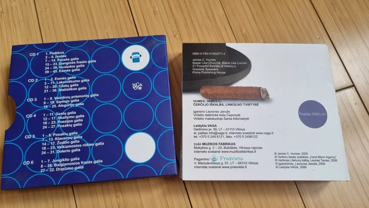 Garso / Audio knyga "Čerčilio iškalba, Linkolno tvirtybė: geriausių oratorių sėkmės paslaptys" - James C. Humes, knyga 4