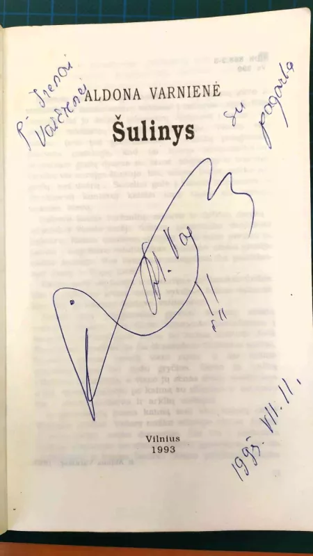 Šulinys - Aldona Varnienė, knyga 2