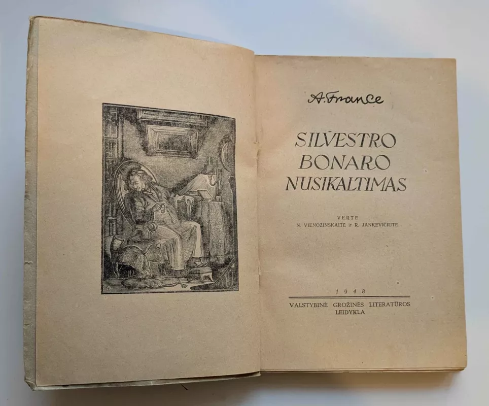 Silvestro Bonaro nusikaltimas - Anatole France, knyga 3