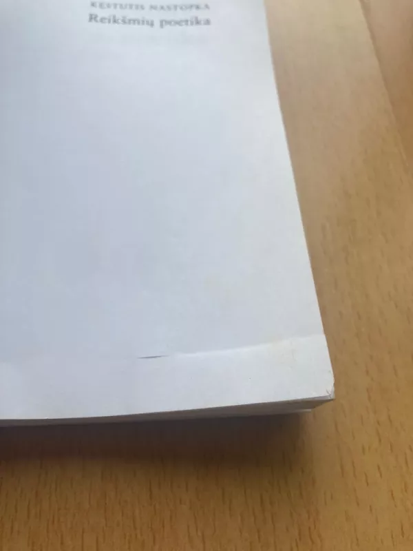 Reikšmių poetika - Kęstutis Nastopka, knyga 6