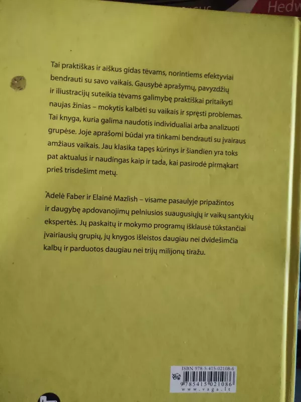 Kqip kalbeti su vaikais kad jie klausytu - Įvairūs, knyga 3