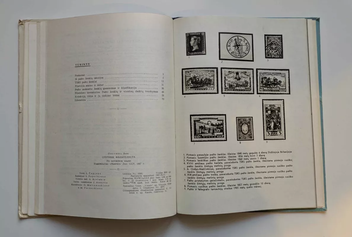 Filatelisto palydovas - J. Ozolinis, knyga 5