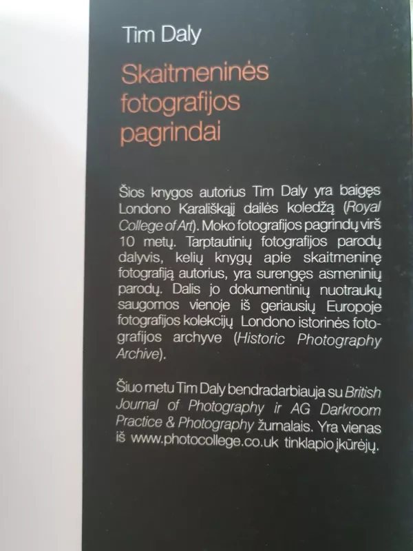 Skaitmeninės fotografijos pagrindai - Tim Daly, knyga 4