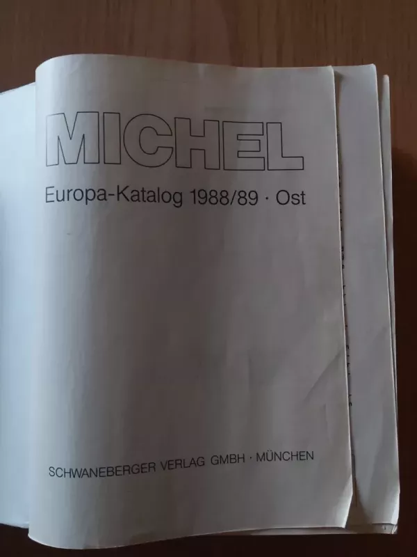 Michel Europa Katalog Ost 1988/1989 - Autorių kolektyvas (įvairūs), knyga 4