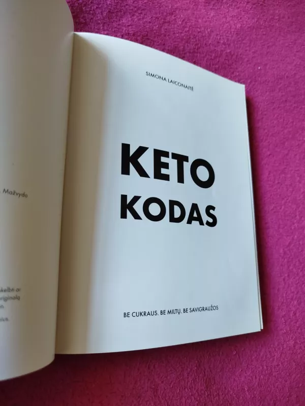 Keto kodas - Simona Laiconaitė, knyga 3