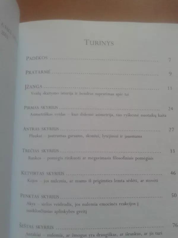 Veidą galima skaityti kaip knygą - Naomi R. Tickle, knyga 5