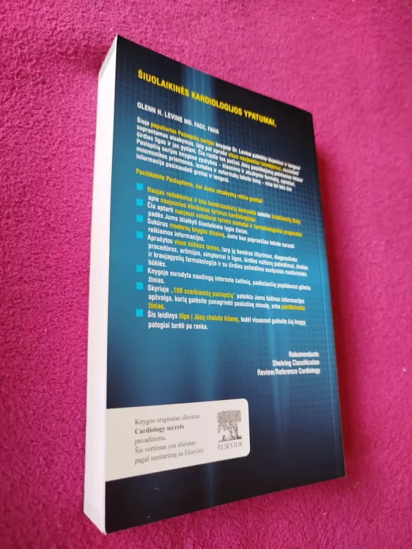 Šiuolaikinės kardiologijos ypatumai - N. Levine Glenn, knyga 5