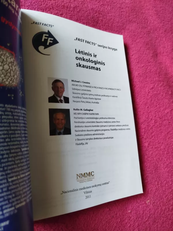 Lėtinis ir onkologinis skausmas - Michael J. Cousins, knyga 3