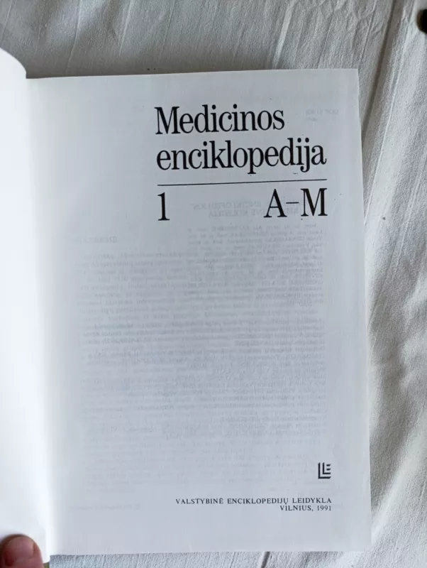 Medicinos enciklopedija (2 tomai) - Autorių Kolektyvas, knyga 3