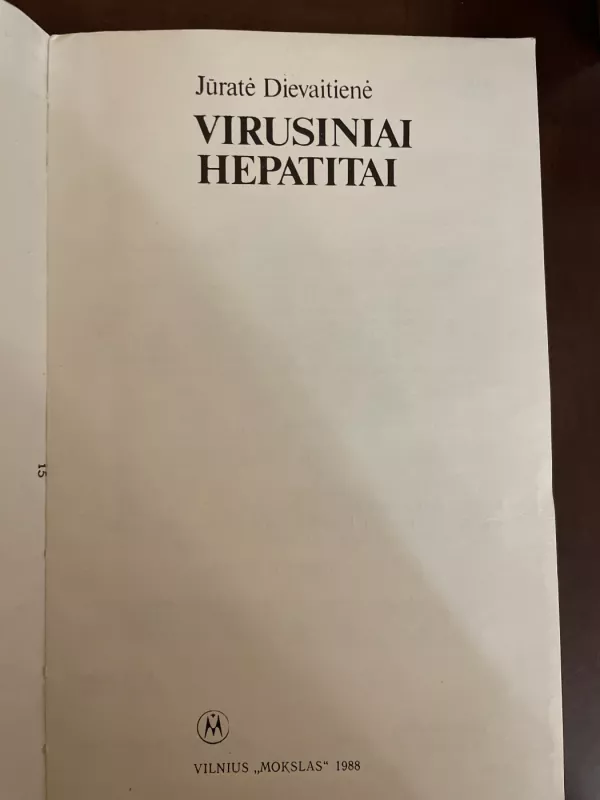 Virusiniai hepatitai - J. Dievaitienė, knyga 3