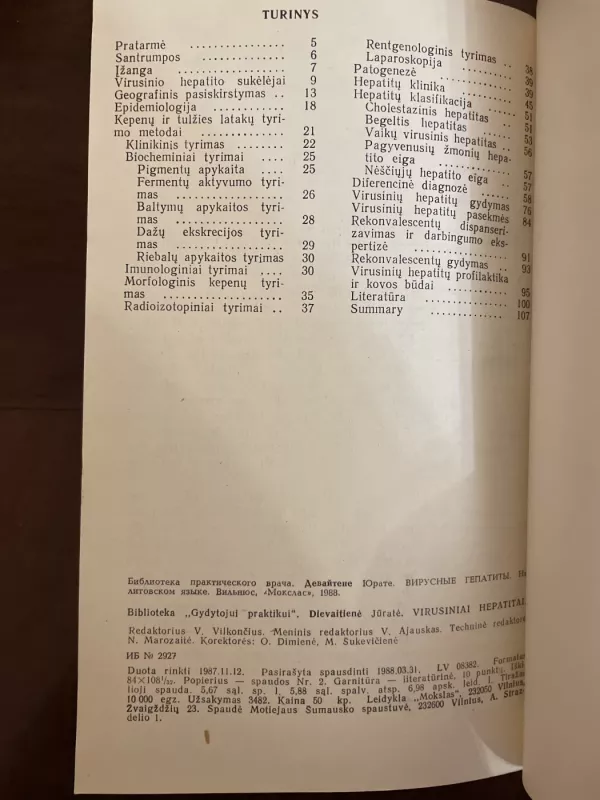Virusiniai hepatitai - J. Dievaitienė, knyga 5