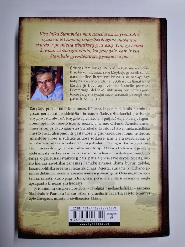 Stambulas. Prisiminimai ir miestas - Orhan Pamuk, knyga 3