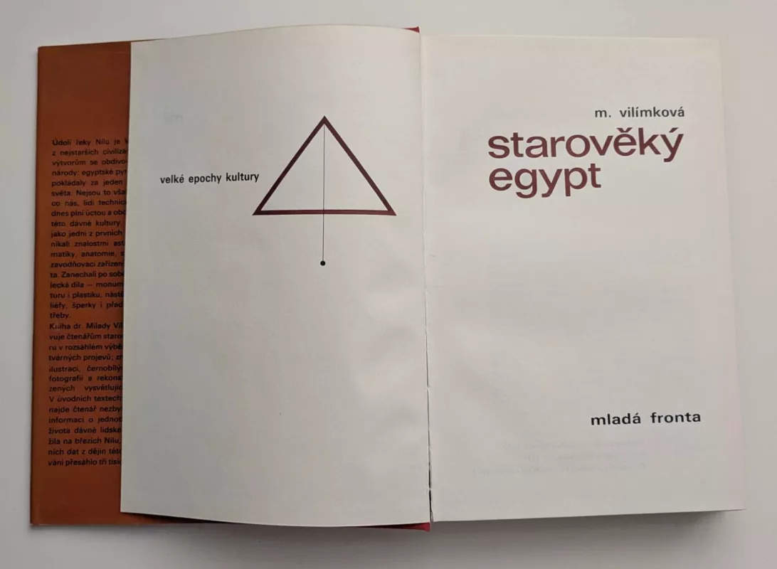 Staroveky Egypt / Senovės Egiptas (čekų k.) 1977 - M. Vilimkova, knyga 4
