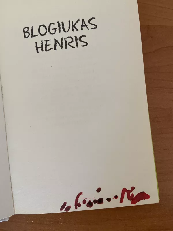 Blogiukas Henris 6 dalys - Francesca Simon, knyga 4