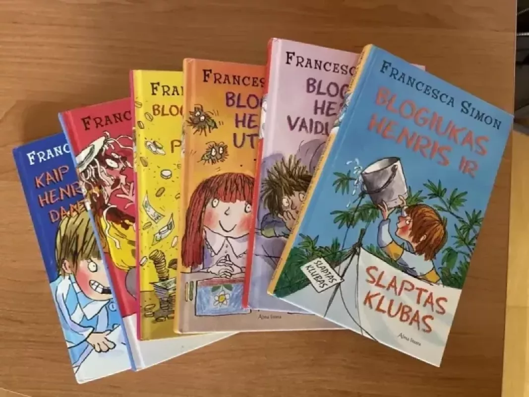 Blogiukas Henris 6 dalys - Francesca Simon, knyga 2