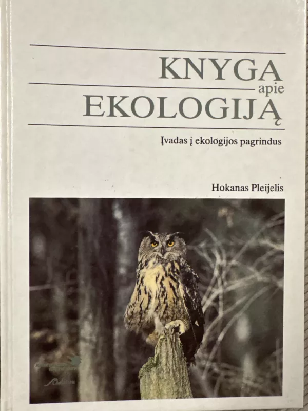 Knyga apie ekologiją - Hokanas Pleijelis, knyga 3