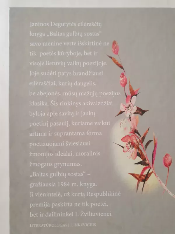 Baltas gulbių sostas - Janina Degutytė, knyga 3