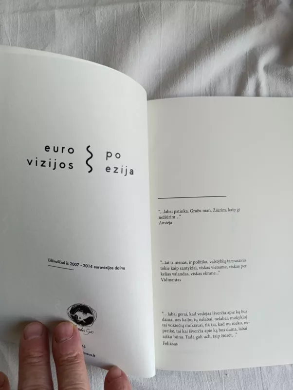 Eurovizijos poezija - Mantas Pelakauskas, knyga 3