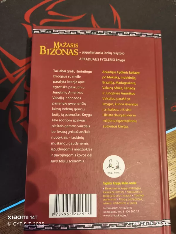 Mažasis bizonas - Arkady Fielde, knyga 2