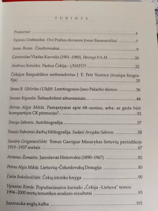 Lietuva ir Čekija istorija kultūra politika - Petras Algis Mikša, knyga 3