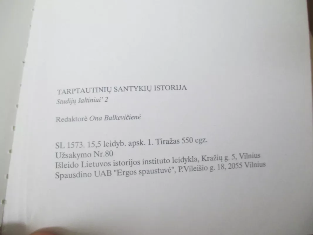 Tarptautinių santykių istorija, paskaitų konspektai - Raimundas Lopata, knyga 5