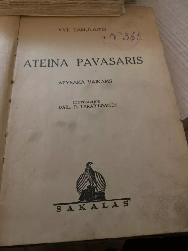 Ateina pavasaris - Vytautas Tamulaitis, knyga 3