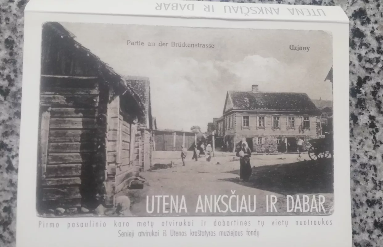 Utena anksčiau ir dabar. Atvirukų rinkinys. - Andrius Surgailis, knyga 2